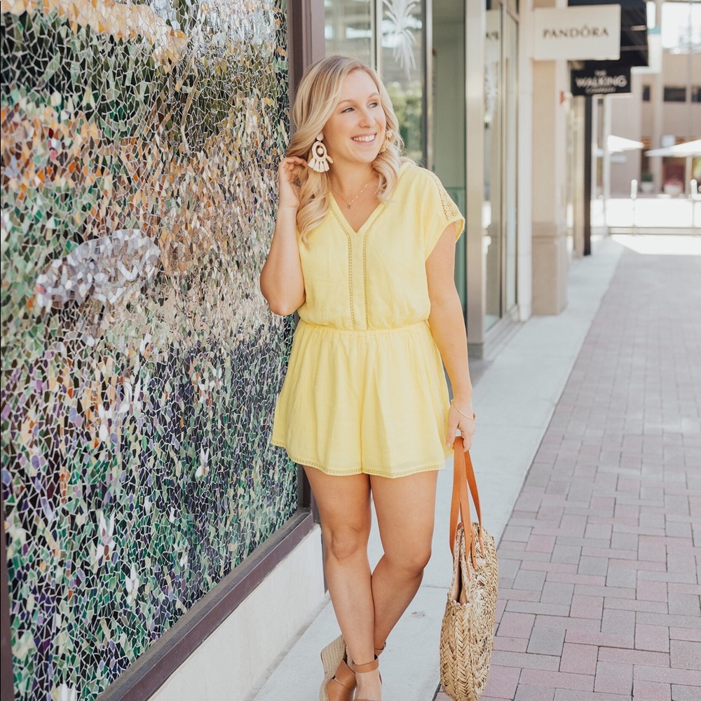 Yellow Romper - Picture 2 of 5